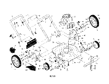 Lawn mower Diagram and Parts List for 96114002601  Murray Lawn Mower