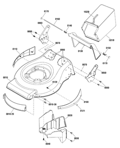 Deck Group (881331) Diagram and Parts List for MPH625E (881548)(2012) Murray Lawn Mower