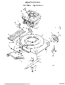 20"/22" mower housing Diagram and Parts List for 9-22263  Murray Lawn Mower