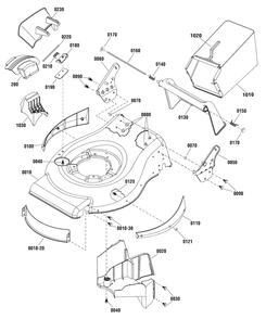 Deck Group (881335) Diagram and Parts List for MXMU19675E (881560)(2012) Murray Lawn Mower