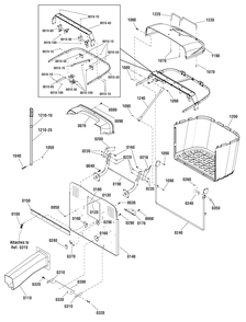 Collector Group (885453) Diagram and Parts List for EMT16538RD (2690927)(2011) Murray Lawn Tractor