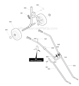 Part Location Diagram of 71495MA Murray Knob