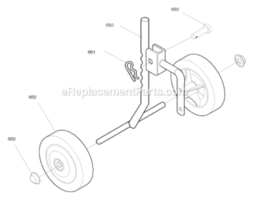 Page E Diagram and Parts List for 11053X4NA  Murray Cultivator