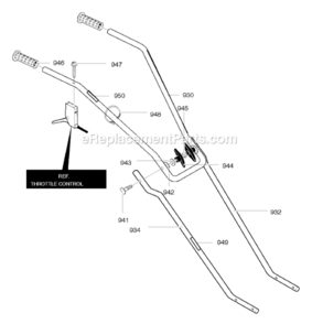 Page C Diagram and Parts List for 11053X92NA  Murray Cultivator