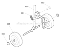 Page E Diagram and Parts List for 11053X92NB  Murray Cultivator