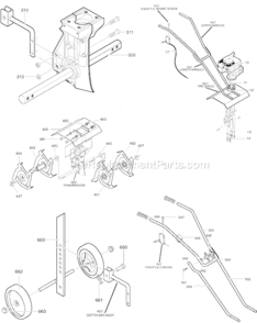 Part Location Diagram of 601000628 Husqvarna Tie, Cable