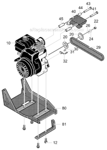Part Location Diagram of 314781MA Murray Pulley, Half V3l .
