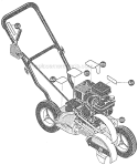 Decal Assembly Diagram and Parts List for 13052X6A  Murray Edger