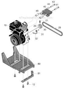Part Location Diagram of 1701004MA Murray Pulley