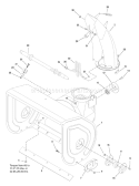 Part Location Diagram of 1732744HSM Murray Chute & Deflector Assembly