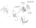 Page A Diagram and Parts List for 1695340-1171 HST 2008 Murray Snow Blower