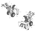 Page C Diagram and Parts List for 1695340-1171 HST 2008 Murray Snow Blower