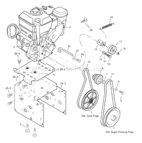 Part Location Diagram of 1740574PMA Murray Plate-Engine Mount
