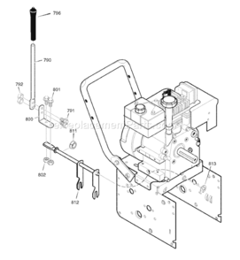 Part Location Diagram of 762299E701MA Murray Rod-Shift