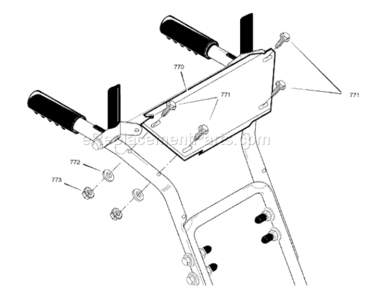Part Location Diagram of 1740930PMA Murray Panel