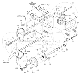 Part Location Diagram of 1501063MA Briggs and Stratton PULLEY FRICTION