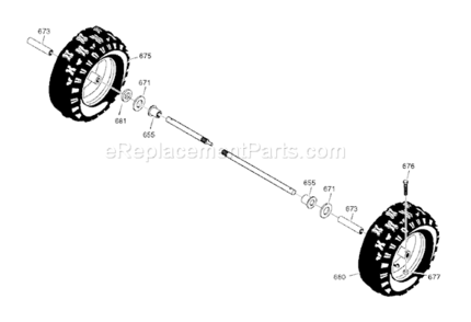 Part Location Diagram of 1501817MA Murray Wheel,16x6.5 Xtrac S