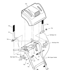 Part Location Diagram of 578866E701MA Murray Bracket-Panel