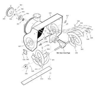 Part Location Diagram of 340523E701MA Briggs and Stratton Auger 24 a1 cf rh