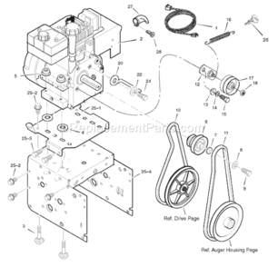 Part Location Diagram of 1740572ZMA Murray Frame Box