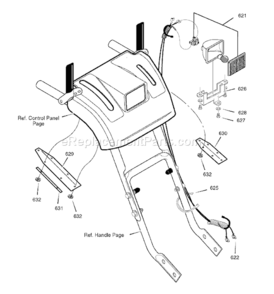 Part Location Diagram of 1501350MA Murray Harness,light Hal P4p
