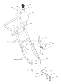Part Location Diagram of 3809MA Murray Carriage Bolt, 1/4-20 X .63