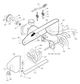 Part Location Diagram of 1502177E201MA Murray Housing-Assembly