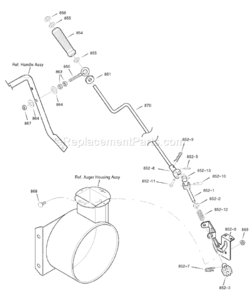 Part Location Diagram of 1502140MA Murray Knob-Sleeve