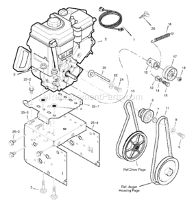 Part Location Diagram of 1740641WMA Murray Frame-Motor Box