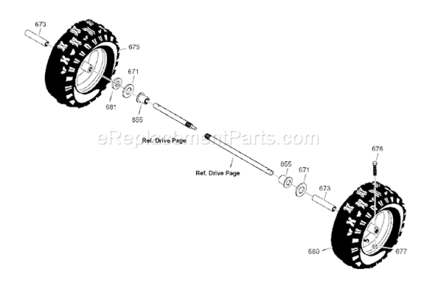 Page I Diagram and Parts List for 1695430 C950-52725-02007 Murray Snow Blower