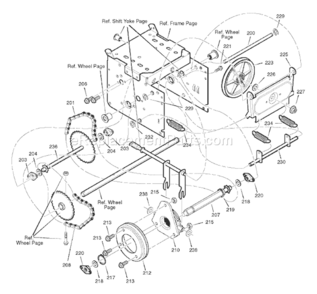 Part Location Diagram of 704211 Murray RETAINER, RING, 1/2
