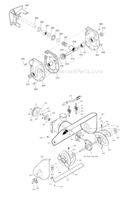Part Location Diagram of 1501693E012MA Murray Housing, Assembly