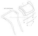 Part Location Diagram of 1501649E701MA Murray Bracket, Handle Cover -Top
