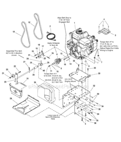 Page A Diagram and Parts List for 1695540 2008 Murray Snow Blower