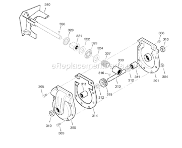 Page D Diagram and Parts List for 1695561 C950-52848-02008 Murray Snow Blower