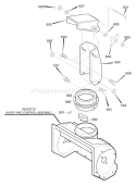 Page D Diagram and Parts List for 1695565 525-21 - 2008 Murray Snow Blower