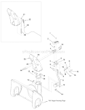 Part Location Diagram of 1735761AYP Murray Discharge Chute Assembly