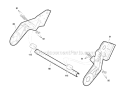 Frame_Assembly Diagram and Parts List for 1695717  Murray Snow Blower