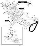 Motor_Assembly Diagram and Parts List for 1695717  Murray Snow Blower