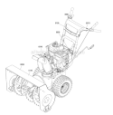 Decals Diagram and Parts List for 1695835  Murray Snow Blower