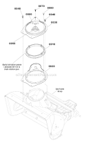 Chute_Rotation_Group Diagram and Parts List for 1695885  Murray Snow Blower