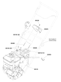 Engine_Group Diagram and Parts List for 1695885  Murray Snow Blower