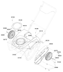 Wheel_And_Body_Covering_Group Diagram and Parts List for 1695885  Murray Snow Blower
