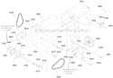 Traction Drive Diagram and Parts List for 1696154-00 824LD - 2012 Murray Snow Blower