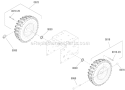 Part Location Diagram of 706966 Murray Wheel, 13 X 5-6