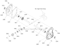 Gear Case Assembly Diagram and Parts List for 1696155-00 924MD - 2012 Murray Snow Blower