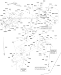 Handles Controls Diagram and Parts List for 1696157-00 1528HD - 2012 Murray Snow Blower