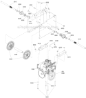 Traction Drive Diagram and Parts List for 1696157-00 1528HD - 2012 Murray Snow Blower