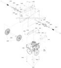 Traction Drive Diagram and Parts List for 1696158-00 1730HD - 2012 Murray Snow Blower