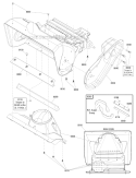 Frame Diagram and Parts List for 1696162-00 922S - 2012 Murray Snow Blower
